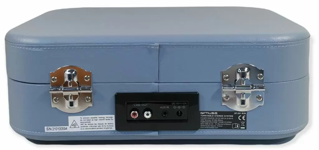 Vinyl Audio System Muse MT-201 BVB, albastru