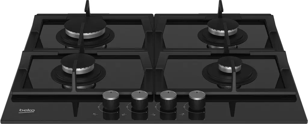 Газовая панель Beko HILG64225S, черный