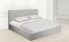 Кровать Modern Aura Alaska 08 ламельное основание 160x200см, серый