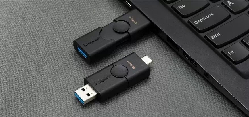 USB-флешка Kingston DataTraveler Duo 64GB, черный