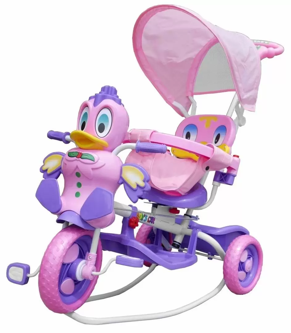 Bicicletă pentru copii SporTrike Happy Duck, roz