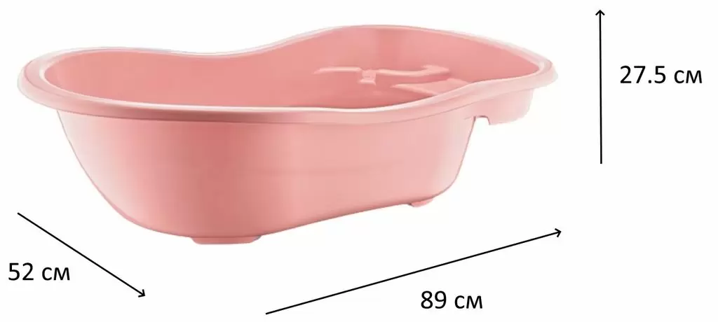 Ванночка Turan Fiore TRN-145, розовый