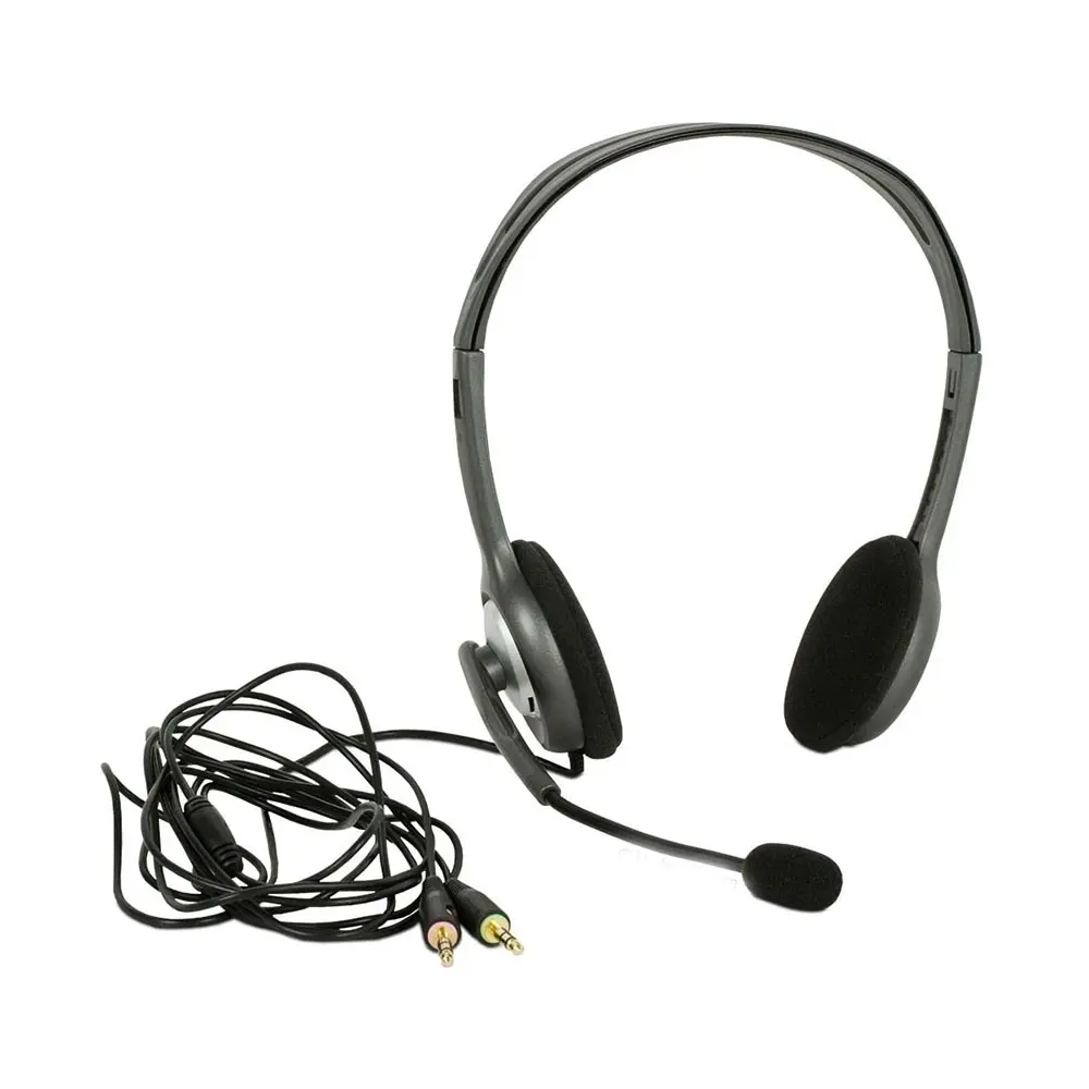 Căşti Logitech Stereo Headset H110, gri pe tehnoparc.md Căşti Logitech Stereo Headset H110, gri