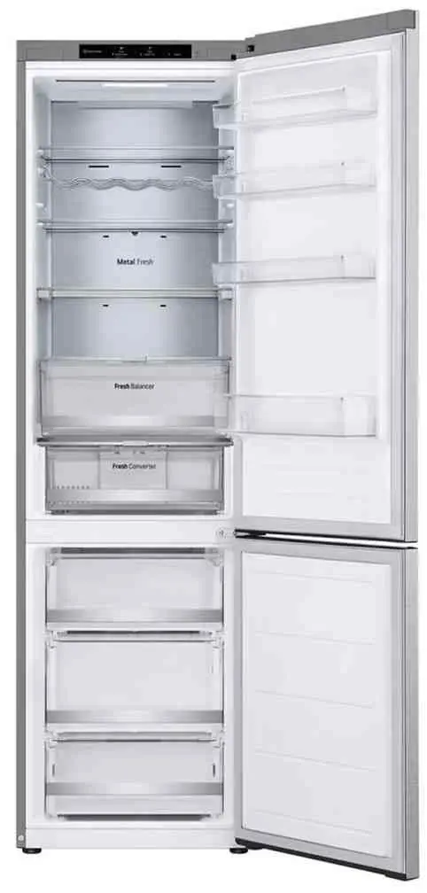 Холодильник LG GBV7280CMB, серебристый