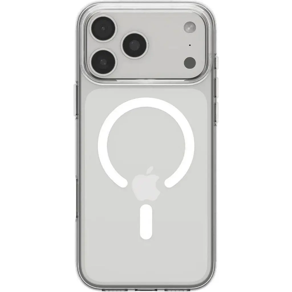 Husă de protecție Spigen iPhone 17 Pro Max Liquid Crystal Mag Magsafe Clear/White, transparent