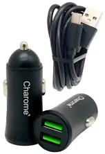 Автомобильная зарядка Charome CHCCTCC6BK, черный