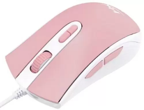 Mouse HyperX Pulsefire Core, roz/alb