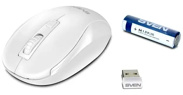 Mouse Sven RX-255W, alb