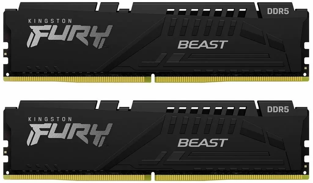 Оперативная память Kingston Fury Beast 64GB (2x32GB) DDR5-6000MHz, CL30, 1.4V