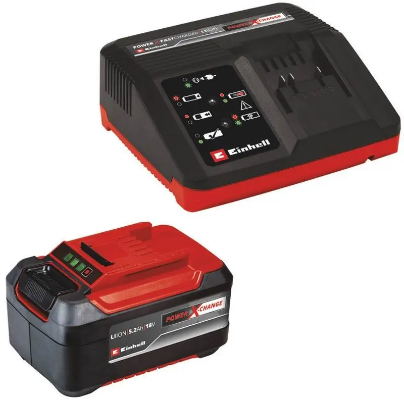 Набор зарядное устройство и аккумулятор для инструмента Einhell PXC-Starter-Kit 5.2Ah & 4A Fastcharger на tehnoparc.md Набор зарядное устройство и аккумулятор для инструмента Einhell PXC-Starter-Kit 5.2Ah & 4A Fastcharger