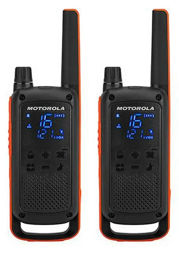 Рация Motorola Talkabout T82 Twin, черный/оранжевый