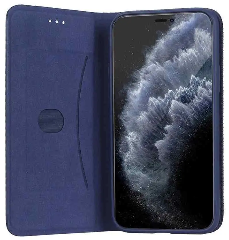 Husă de protecție WOO Shell Flip Nylon Samsung A36 5G (WCSFNSAMA36BL), albastru