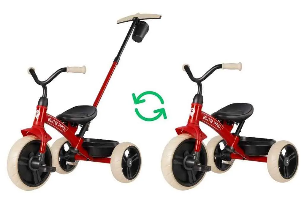 Bicicletă pentru copii Qplay Elite Pro, roșu