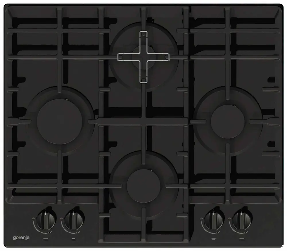 Plită incorporabilă cu gaz Gorenje GT 6D41 B, negru