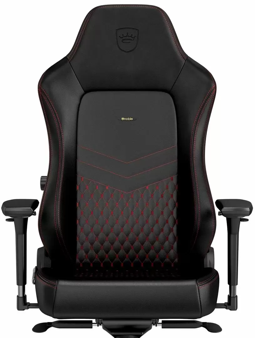 Scaun gaming Noblechairs Hero NBL-HRO-RL-BRD, negru/roșu