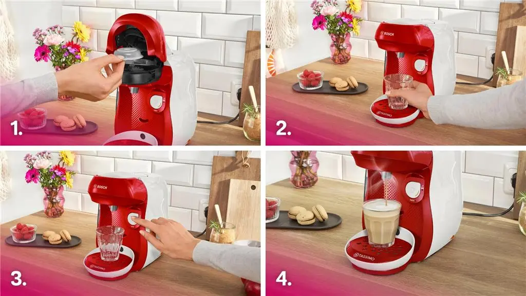 Cafetiera electrica Bosch TAS1006, roșu pe tehnoparc.md Cafetiera electrica Bosch TAS1006, roșu