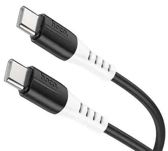 Cablu USB Hoco X82 USB-C to USB-C 1m, alb