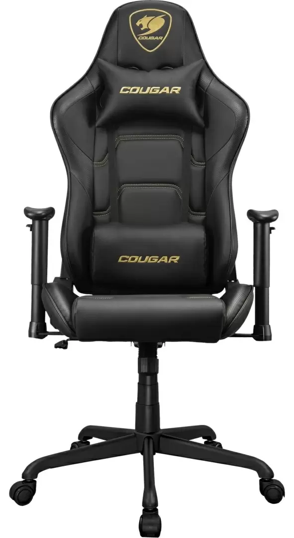 Геймерское кресло Cougar Armor Elite Royal, черный/золотой