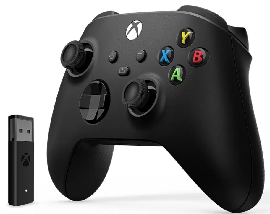 Геймпад Microsoft Xbox Series With Wirelles adapter, черный