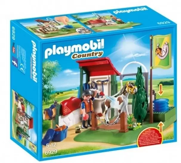 Set jucării Playmobil Horse Grooming Station