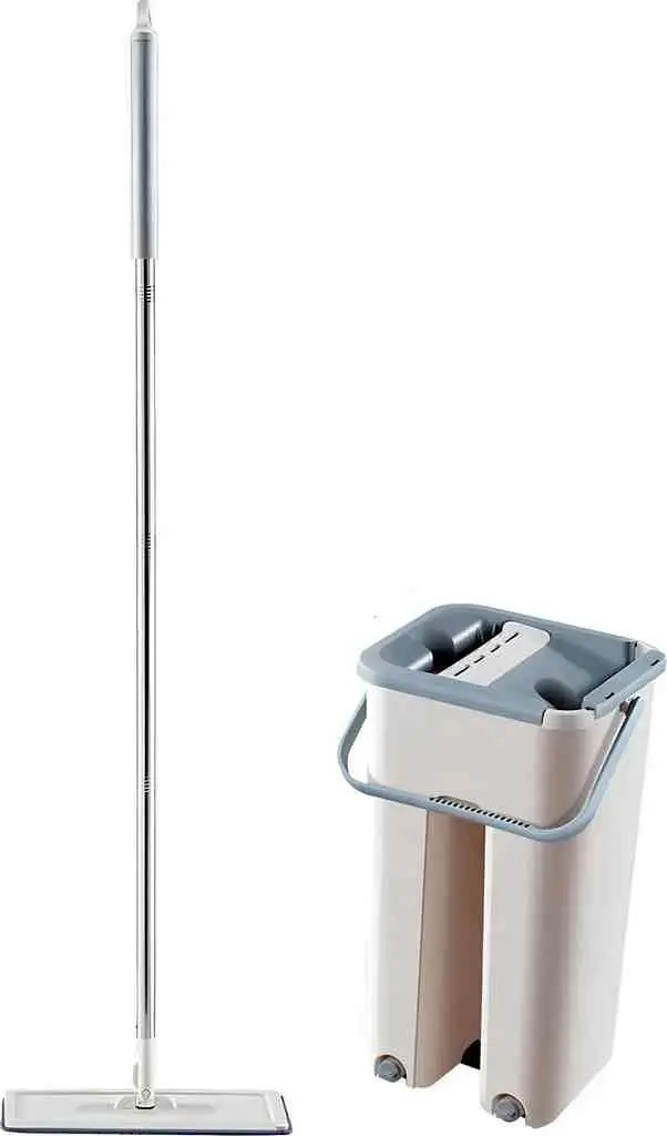 Набор швабра + ведро 4Life Mop Scratch, бежевый