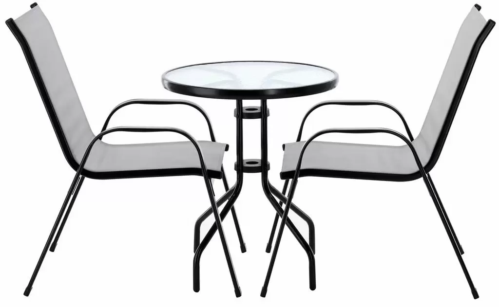 Set mobilă de grădină GardenLine SAD5901, gri/negru