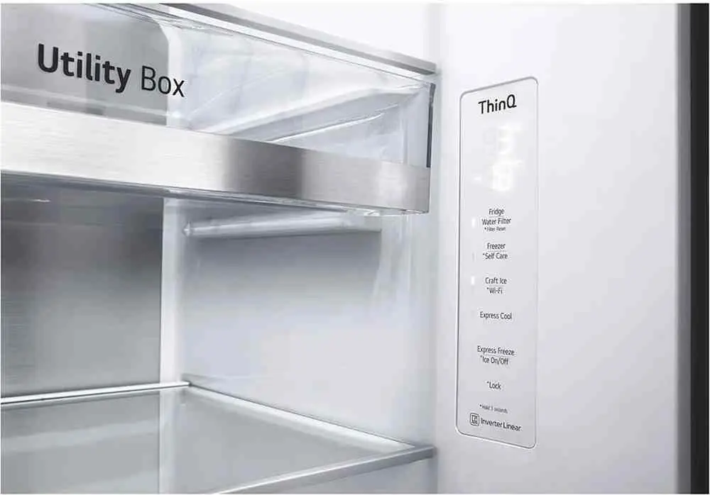 Frigider LG GSXV90MCDE, negru/inox pe tehnoparc.md Frigider LG GSXV90MCDE, negru/inox