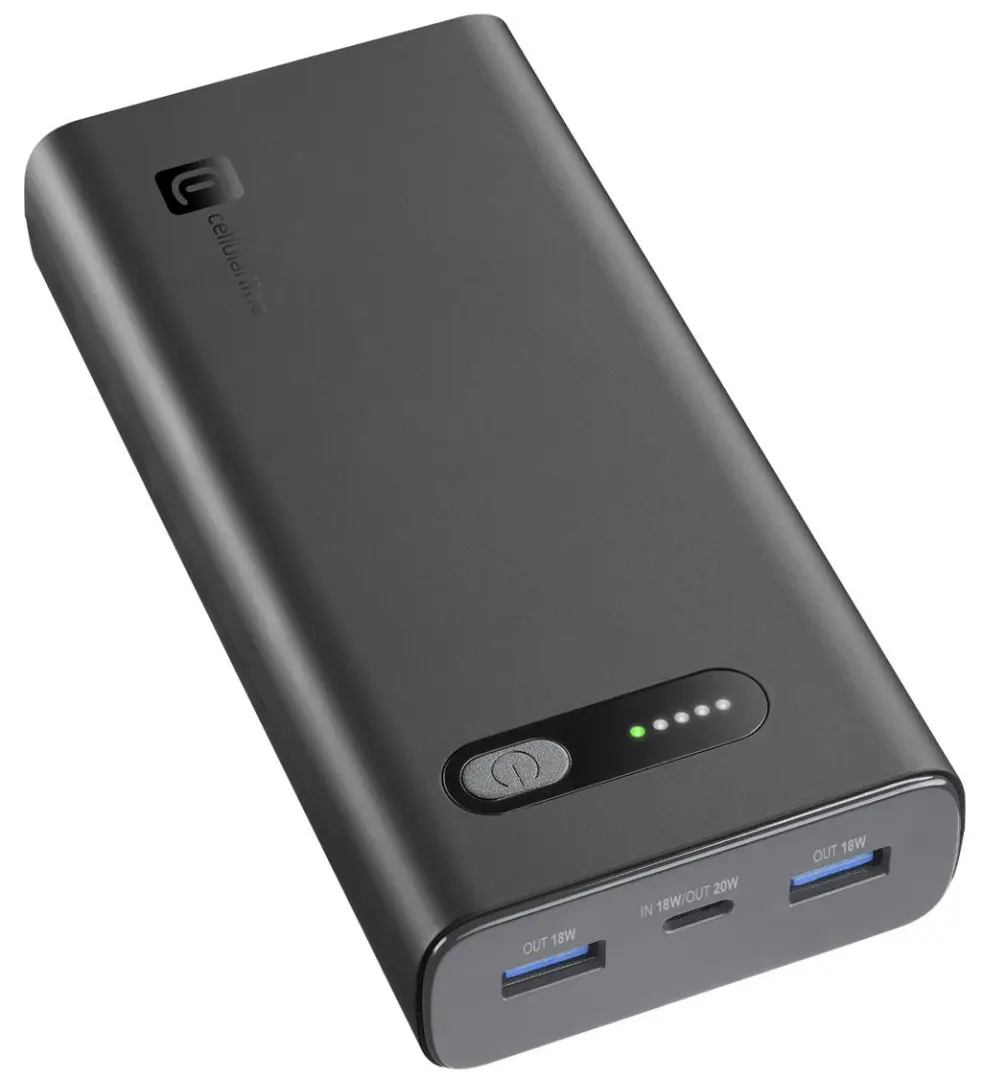 Acumulator extern CellularLine Fast PD 20W, negru