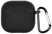 Чехол для наушников Helment Case Silicone Airpods 4 (AIRPOD4BK), черный на tehnoparc.md Чехол для наушников Helment Case Silicone Airpods 4 (AIRPOD4BK), черный