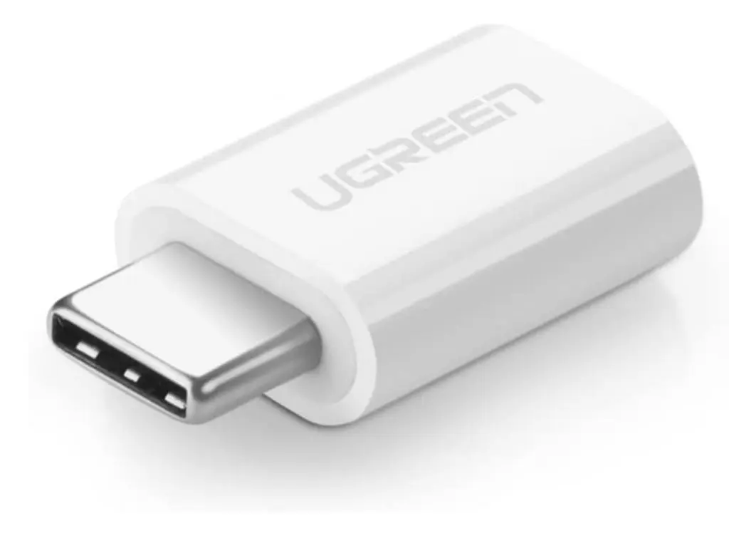 Adaptor Ugreen USB-C to Micro USB 30154, alb