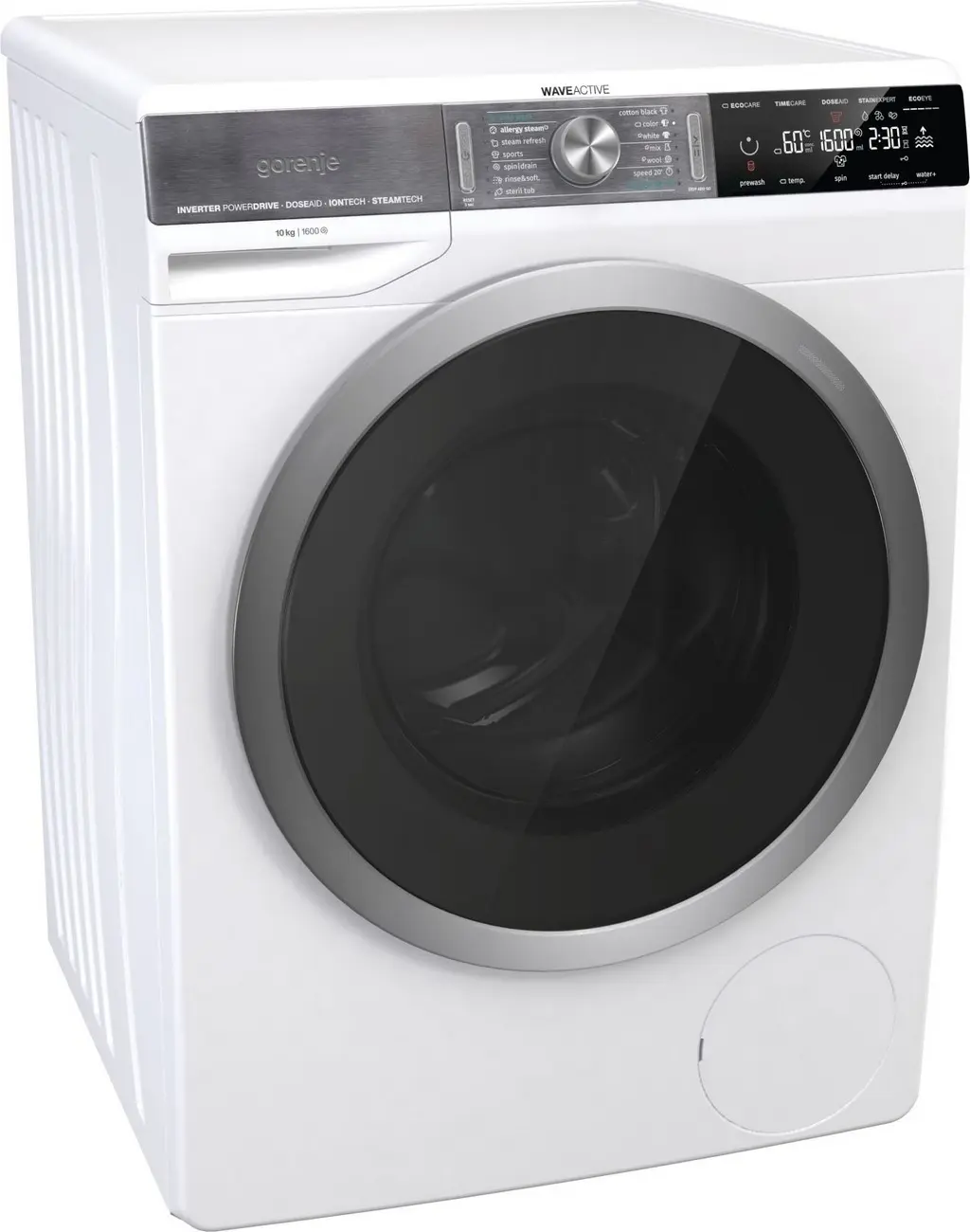 Maşină de spălat rufe Gorenje WS 168LNST, alb pe tehnoparc.md Maşină de spălat rufe Gorenje WS 168LNST, alb