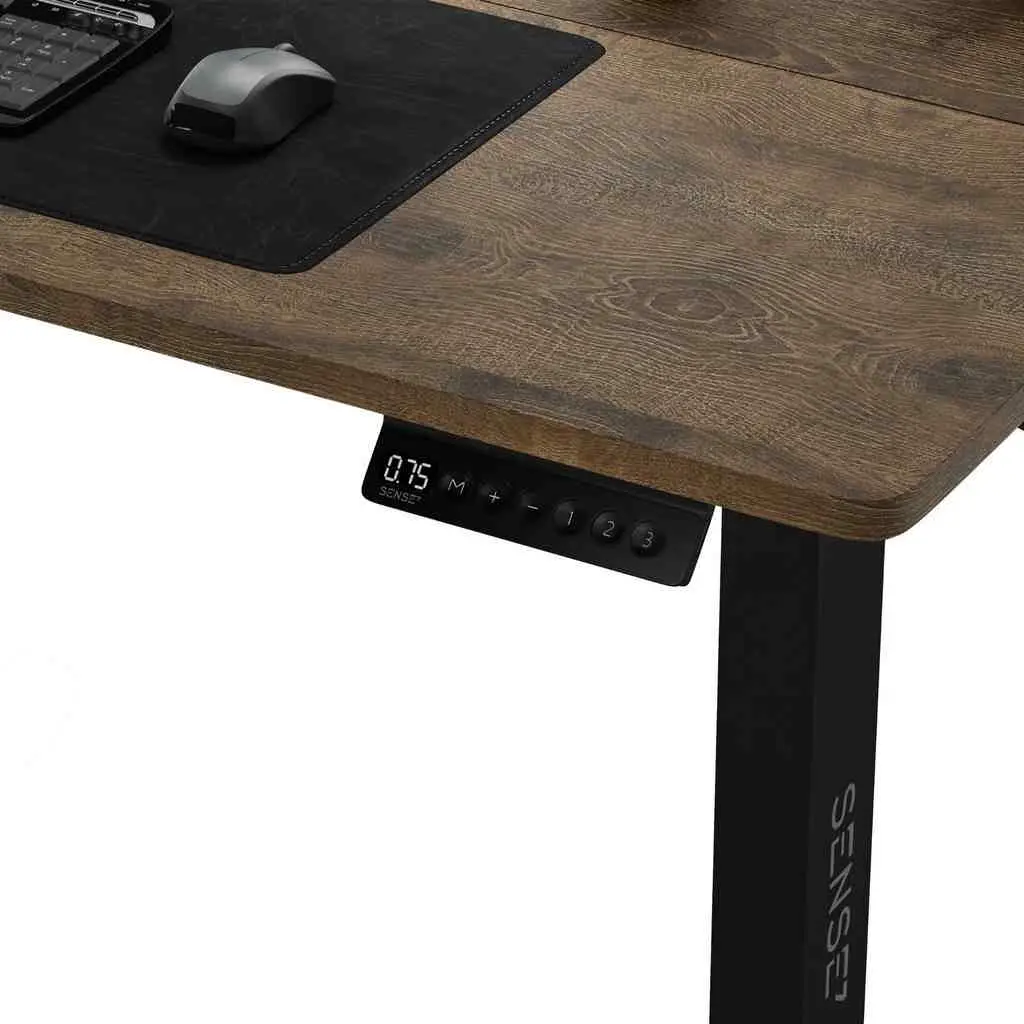 Masă de birou SENSE7 Nojo 120x60, stejar negru
