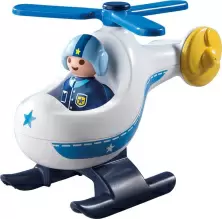 Set jucării Playmobil Police Copter 1.2.3