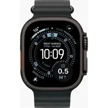 Smartwatch Apple Watch Ultra 3 GPS + Cellular 49mm Black Titanium Case with Black Ocean Band