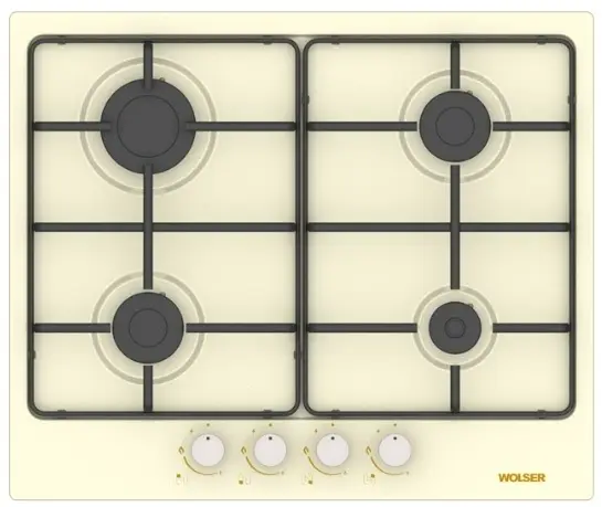 Set de tehnică incorporabilă Kaiser 122194/121983/123003, fildeș