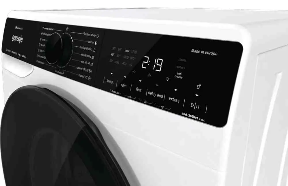 Maşină de spălat rufe Gorenje WPNA84A2TSWIFI, alb