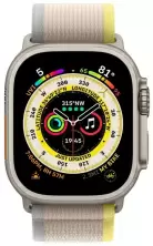 Умные часы Apple Watch Ultra GPS + Cellular 49mm, корпус из титана, ремешок Trail желтый/бежевый