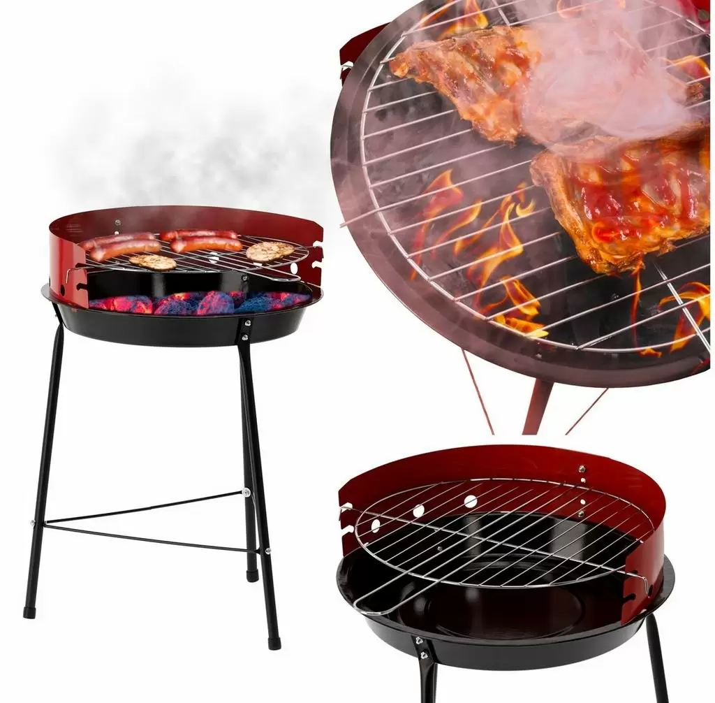 Гриль GardenLine BBQ5276, черный/красный