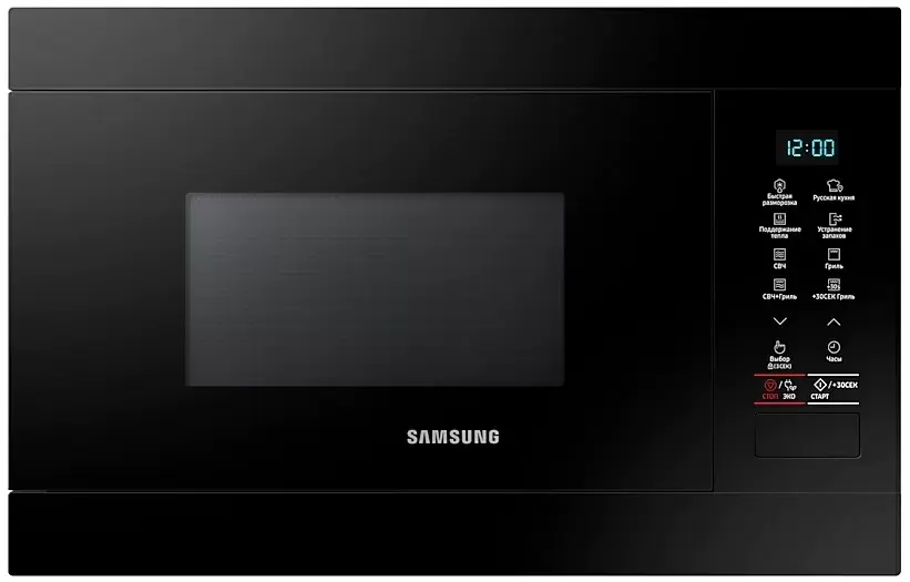Встраиваемая микроволновая печь Samsung MG22M8054AK/BW, черный