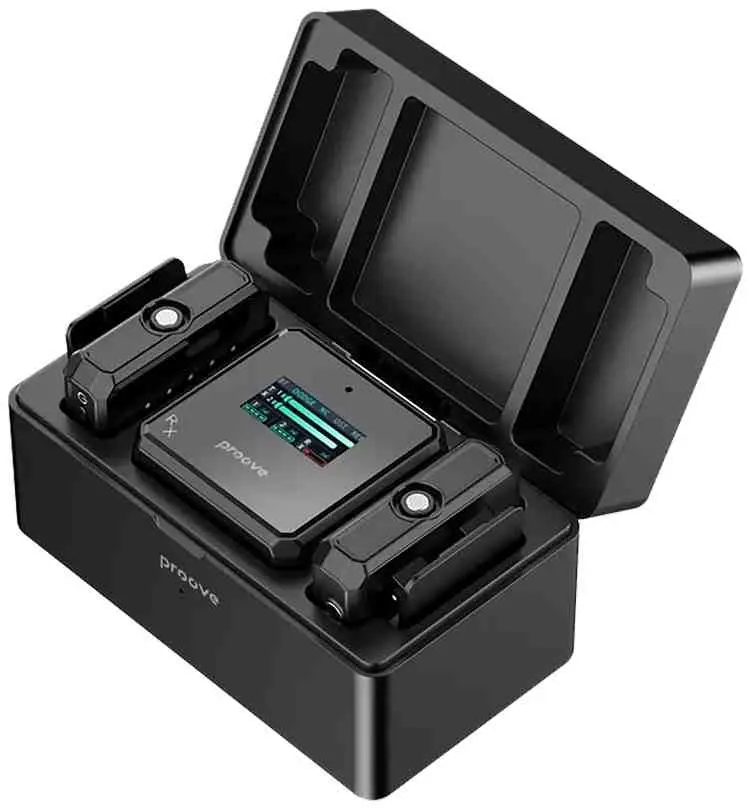Microfon Proove Forum Type-C/Lighting/Aux (2 mic), negru