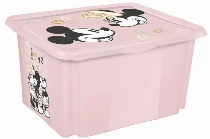 Container pentru jucării Keeeper Minnie Mouse 30L, roz