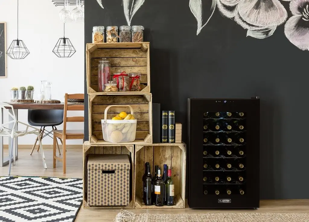 Dulap pentru vin Klarstein Barolo 28 Uno, negru