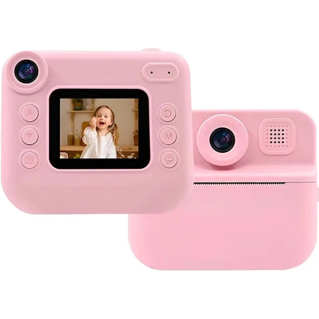 Aparat foto cu imprimare instantanee Eyesun KDC-30DPK, roz pe tehnoparc.md Aparat foto cu imprimare instantanee Eyesun KDC-30DPK, roz
