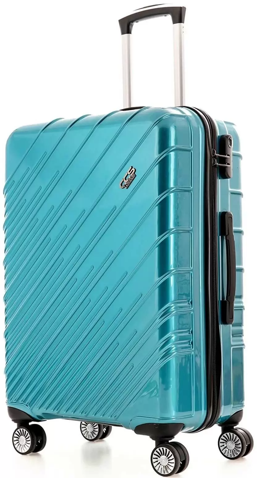 Комплект чемоданов CCS 5234 Set, бирюзовый