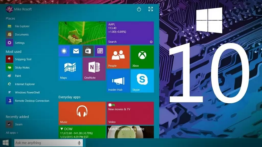Sistemă de operare Microsoft Windows 10 Professional (RU)