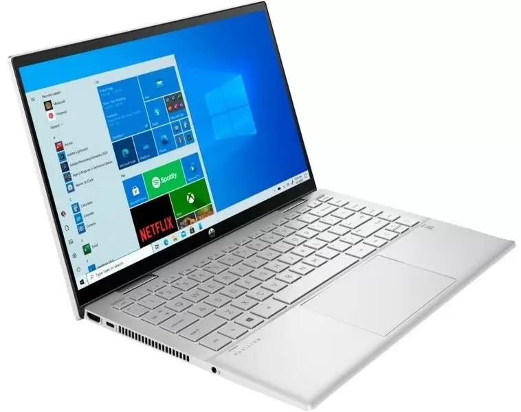 Ноутбук HP Pavilion 14 x360 14-ek1002ci (14"/FHD/Core i7-1355U/16GB/512GB/Intel Iris Xe/Win11H), серебристый