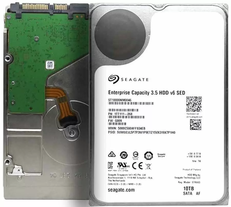 Disc rigid Seagate Enterprise Capacity Helium V.6 3.5" ST10000NM0046-NP, 10TB