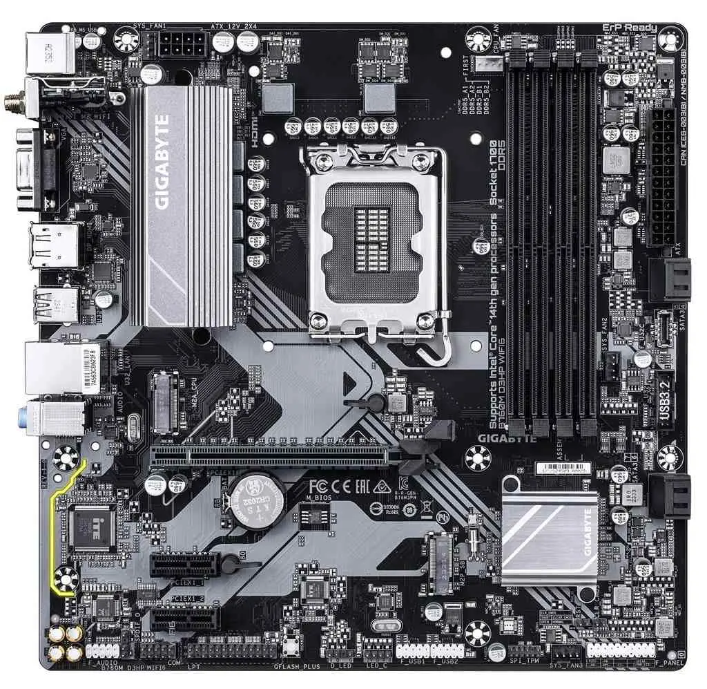 Материнская плата Gigabyte B760M D3HP Wi-Fi6