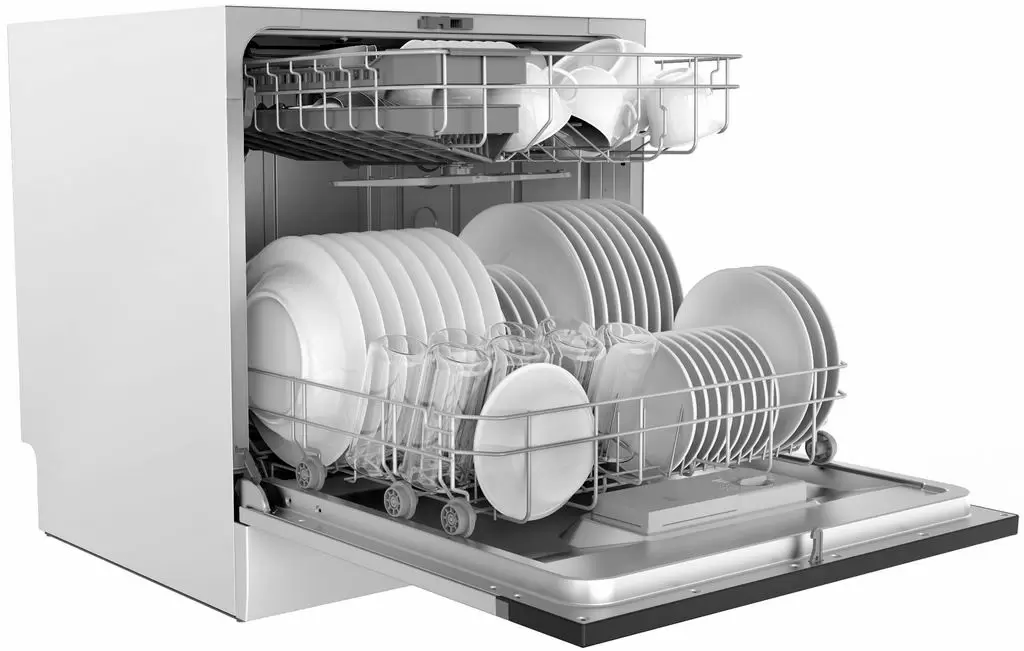 Посудомоечная машина Toshiba DW-08T2EE(W)-PL, белый/черный