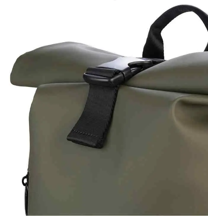 Rucsac Tucano Gommo Rolltop 15.6, verde